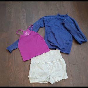 Free People Movement~Good Karma 3 Piece Coordinating Set~M/L